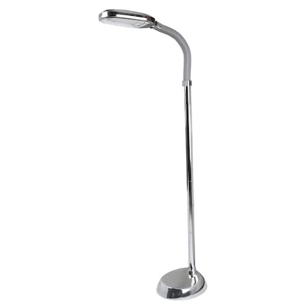 Bedford Home Bedford Home 72A-1242S Sunlight Floor Lamp; 5 ft. - Silver 72A-1242S